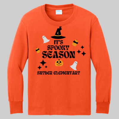 Youth Long Sleeve Shirt - It's Spooky Season Thumbnail
