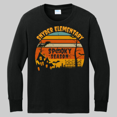 Youth Long Sleeve Shirt - Haunted House Thumbnail