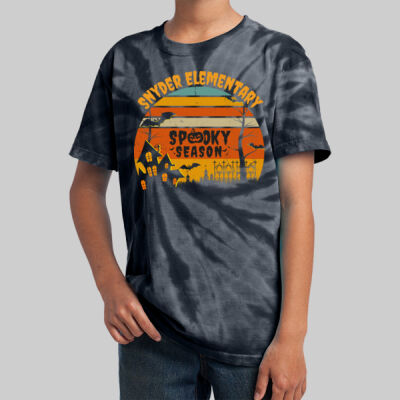Youth Tie-Dye T-Shirt - Haunted House Thumbnail