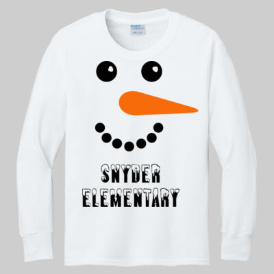Youth Long Sleeve Shirt - Snowman Thumbnail