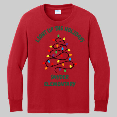 Youth Long Sleeve Shirt - Light Up - Green Thumbnail