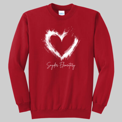 Adult Crewneck - Valentine's Heart Thumbnail
