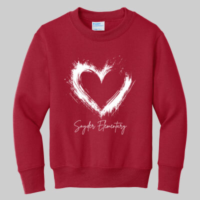 Youth Crewneck - Valentine's Heart Thumbnail