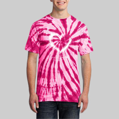Adult Tie-Dye T-Shirt - Valentine's Heart Thumbnail