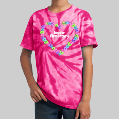 Youth Tie-Dye T-Shirt - Candy Hearts Thumbnail