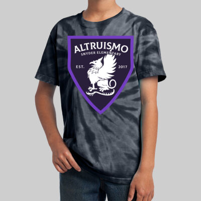 Youth Tie-Dye T-Shirt - House Altruismo Shield Thumbnail