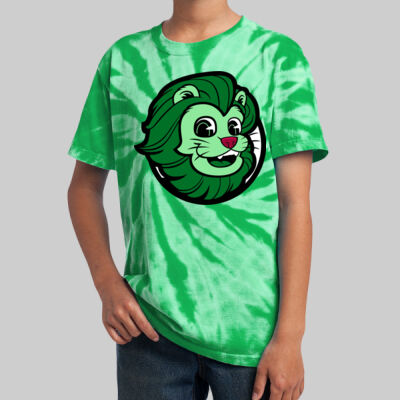 Youth Tie-Dye T-Shirt - House Isibindi Mascot Thumbnail