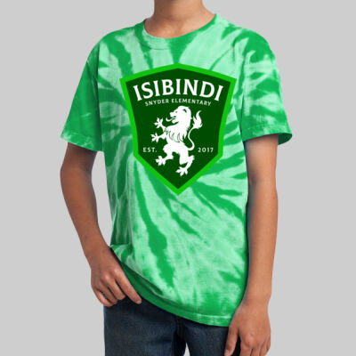 Youth Tie-Dye T-Shirt - House Isibindi Shield Thumbnail
