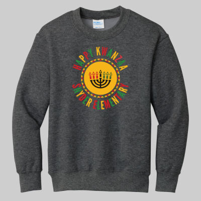 Youth Crewneck - Happy Kwanzaa Thumbnail