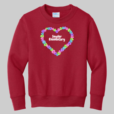 Youth Crewneck - Candy Hearts Thumbnail
